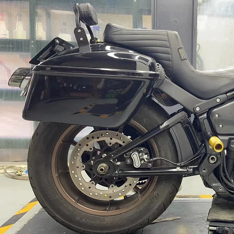 For Harley Softail 18-24 Street Bob FXBB FXBBS Standard Motorcycle Trunk Side Luggage Harley Low Rider Side Box