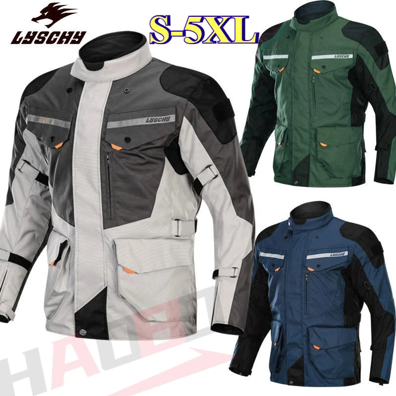 Hendersonshop LYSCHY Motocross Jacket Pants Autumn Winter Waterproof Warm Motorcycle Riding