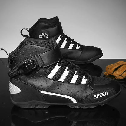 Racing Motorcycle Boots | Leather & Breathable - View 6 | Henderson Shop