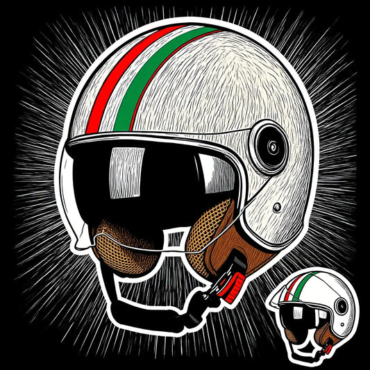 Vintage Half Face Helmet | Leather & Summer | Henderson Shop