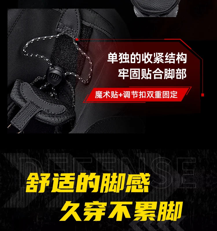 DUHAN New Motorcycle Boots Wear Resistant And Anti Fall Motorcycle Riding Boots Men Motocross Racing Boots