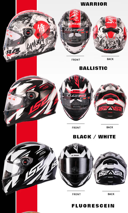 Helmets - LS2 Full Face Capacete Masculino ls2 FF358 Motocross Racing Man