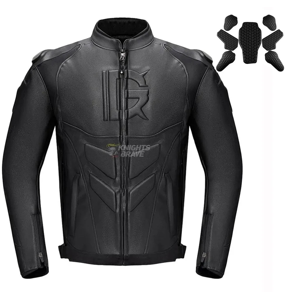 Leather Motorcycle Jacket Men's Chaqueta Moto Waterproof Moto Suit Motorbike ... | Henderson Shop