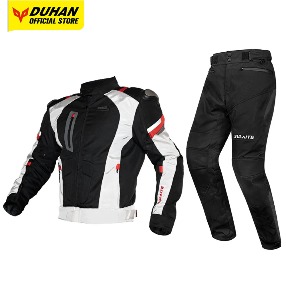 Helmets - Waterproof Men Motorcycle Jackets Windproof Motorcycle Rally Clothes Detachable Warm