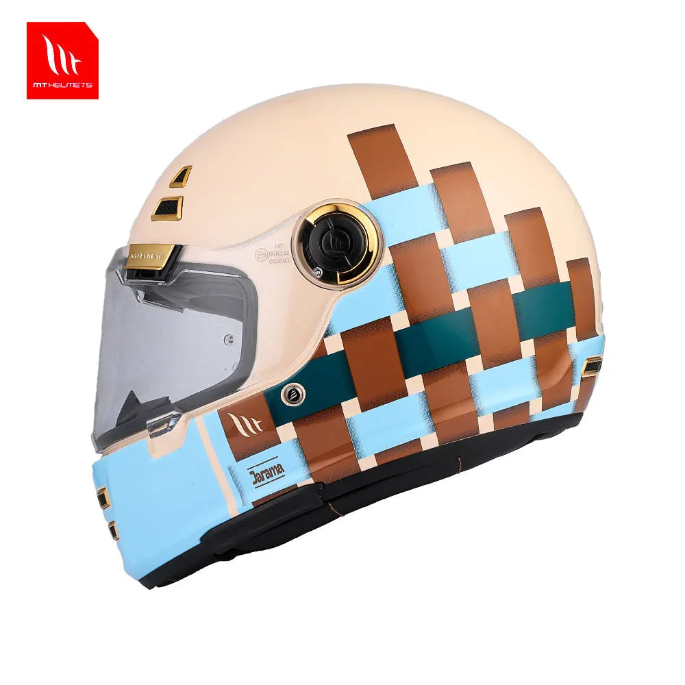 Motorcycle Retro Mt Helmet Spain Jarama Single Visor Dual D-Ring Buckle - View 21 | Henderson Shop