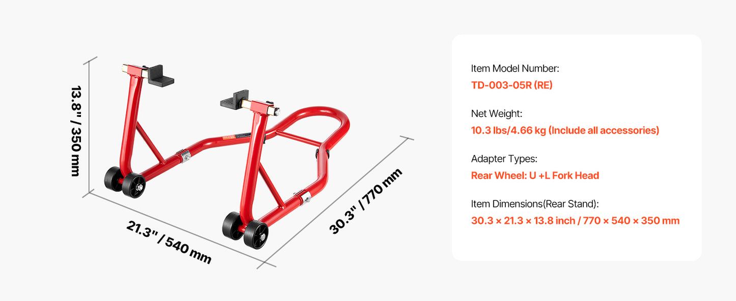 Motorcycle Stand Lift 850lbs - View 17 | Henderson Shop